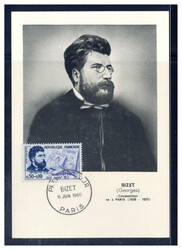 0.30 + 0.10 Fr. Rotes Kreuz 1960 auf Maxikarte