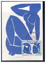 0.65 Fr. Gemälde 1961 auf Maxikarte