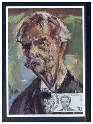 70 Pf. Albert Schweitzer 1975 auf Maxikarte