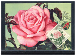 100 Fr.  Rose 1959 auf Maxikarte