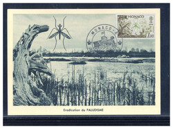 1 Fr.  Bekämpfung der Malaria 1962 auf Maxikarte