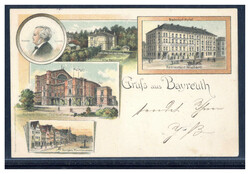 Bayreuth  W-8580,  Restaurant Wichart, R. Wagner 1899  I-II