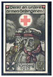 Nürnberg  W-8500,  Offizielle Postkarte des Ortssammelkomitee 1915 * ...