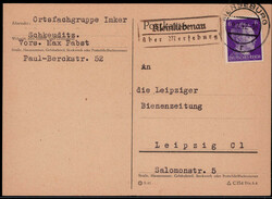 Kleinliebenau über Merseburg  O-4200,  Landpost R2 klar auf ...