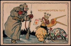 Hannover  W-3000,  Bahlsen-Kekse-Werbekarte Weihnachten 1915 erst ...