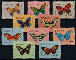 Schmetterlinge 1970 kpl. **  (60,-)