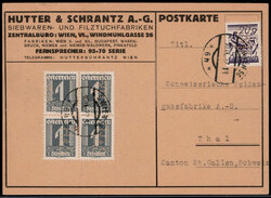 1 g. Freim. 1925/27 (4) nebst 20 g. je mit Firmenlochung  "H & S"  ...