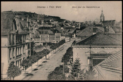 Ilmenau  O-6300,  Bahnhofstraße um 1920  I-II