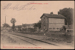 Voyennes,  Bahnhof 1916  I-II