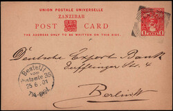 5600: Zanzibar - Postal stationery