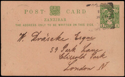 5600: Zanzibar - Postal stationery