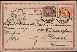 Zwei Sphinx-Werte auf farbiger AK  "SOUDANESE SOLDIERS" mit ...