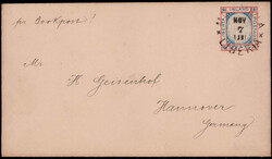 3 C. Auslands-Aufbrauchs-GU  "MONROVIA" sowie hds.  "PRE BOOKPOST" ...