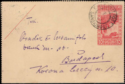 10 H. Landschaften-Auslands-Kartenbrief mit K2  "K.u.K. MILITÄR POST ...