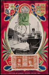 1/2 P. Georg V. auf Ausstellungs-AK mit SST "CRYSTAL PALACE FESTIVAL ...
