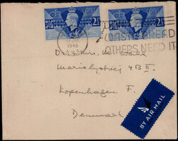 2 1/2 P. 1.Jahrestag des Sieges der Alliierten 1946 (2) auf Lupo ...