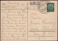 Steigerthal über Nordhausen  O-5500,  Landpost R2 klar auf 6 Pf. ...