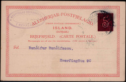 5 auf 10 A. Aufbrauchs-GA 1919, kl. Flecken (150,-)