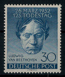 30 Pf. Beethoven 1952 **  (48,-)