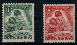 Tag der Briefmarke 1951 kpl. **  (60,-)