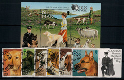 Hunderassen 1996 kpl. mit Versandstellenstempel