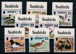 See.- und Watvögel 1997 kpl. mit Versandstellenstempel  (12,-)