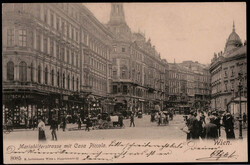 Wien,  Mariahilfstraße mit Casa Piccola um 1910  I-II  (Marke ab)