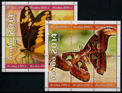 Schmetterlinge 2014 kpl. **  (28,-)