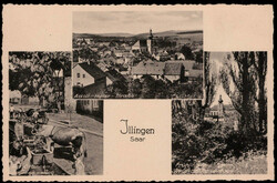 Illingen  W-6688,  Mehrbildkarte um 1950  I-II