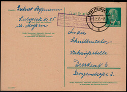 Seeligstadt über Meißen  O-8250,  violetter Landpost R2 klar auf ...