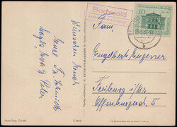 Buchwald über Reichenbach (Vogt)  O-9800,  violetter Landpost R2 ...