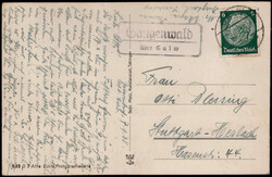 Gaugenwald über Calw  W-7260,  violetter Landpost R2 klar auf ...