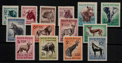 Südafrikanische Tierwelt 1954 kpl. **  (50,-)