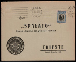 25 St. Freim. 1911 als EF. auf illustriertem Couvert  "CLEMENTO ...