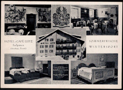 Fulpmes,  Hotel / Cafe Lutz 1954  I-II
