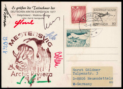 Deutsche Arktis Expedition 1977 Ostgrönland - Watkins-Berge 1977 mit ...