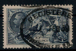 10 Sh. Freim. 1934,  sauber gezähntes Stk. mit  ...