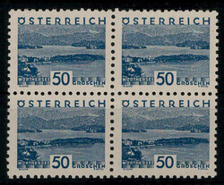 50 g. Landschaften 1932 im ** 4er.-Block  (160,-)