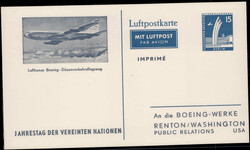 15 Pf. Berliner Bauwerke Privat-GA  "JAHRESTAG DER VEREINTEN ...