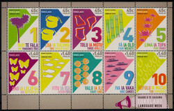 Woche der tokelauischen Sprache - Zahlen 2015 im ** Klbg.  (16,-)