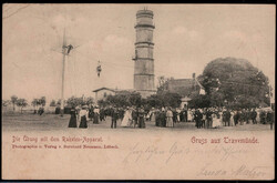 Lübeck - Travemünde  W-2400,  "Gruss aus" - Karte  "Die Übung mit ...