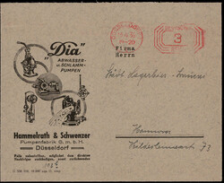 Düsseldorf  W-4000,  3 Pf. AFS auf illustriertem Couvert  "DIE ...