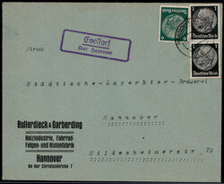 Evestorf über Hannover  W-3000,  violetter Landpost R2 glasklar auf ...