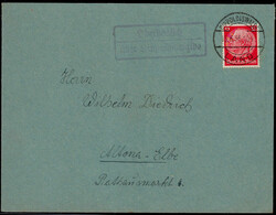 Oberhäslich über Dippoldiswalde  O-8230,  violetter Landpost R2 auf ...