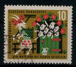 10+5 Pf. Wofa 1963 mit Plattenfehler I sauber gezähnt und ...