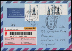 1,12 Euro SWK im waagrechten Paar und Bogenecke als MEF. auf ...