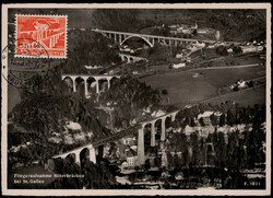 5 C. Sitterbr?cke b. St. Gallen Freim. 1949 auf s/w - Maxikarte