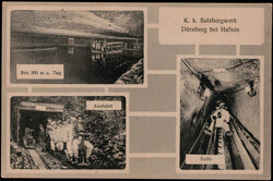 D?rnberg b. Hallein,  K.K. Salzbergwerk 1909  I-II  (rks. kl. Flecken)