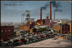 Essen - Buer  W-4300,  Schacht Gustav 1923 beschrieben  I-II  (Ecken ...