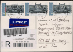 90 Pf. Deutscher Bundestag 2009 (3) als MEF. auf Reco.-Lupo ...